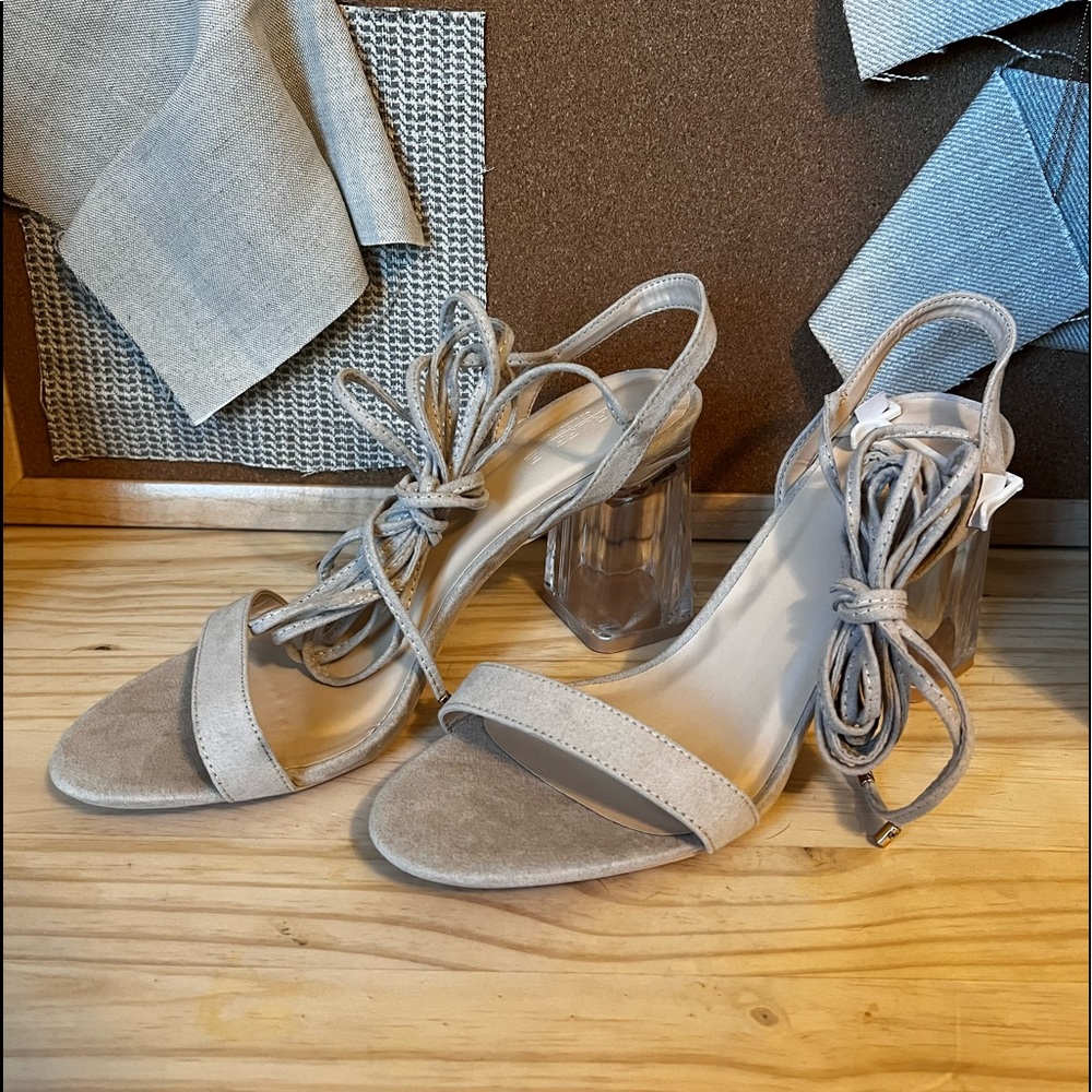 Nasty Gal Lace Up Heels